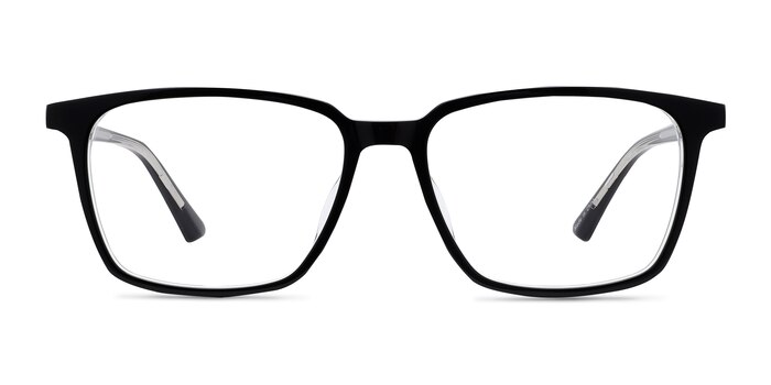 Juliana Black   Clear Acetate Eyeglass Frames from EyeBuyDirect