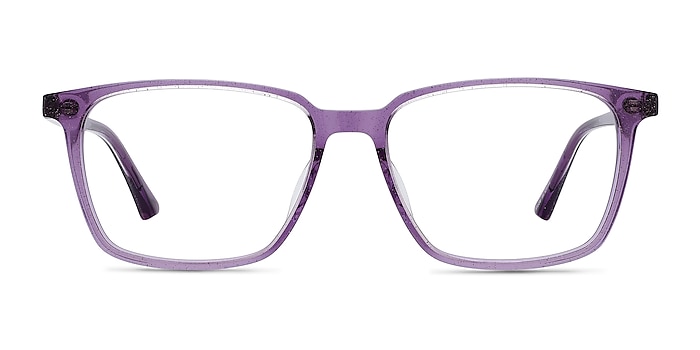 Juliana Glitter Purple Acétate Montures de lunettes de vue d'EyeBuyDirect
