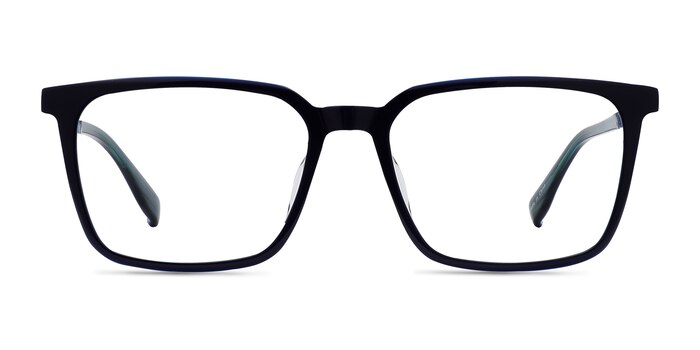 Basic Bleu marine  Acétate Montures de lunettes de vue d'EyeBuyDirect