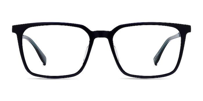 Basic Navy Acetate Eyeglass Frames from EyeBuyDirect