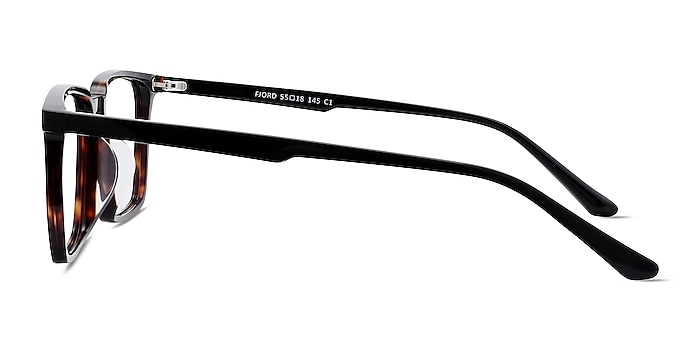 Fjord Tortoise Black Acetate Eyeglass Frames from EyeBuyDirect