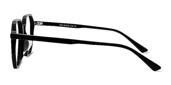 Tiki Black Acetate Eyeglass Frames from EyeBuyDirect