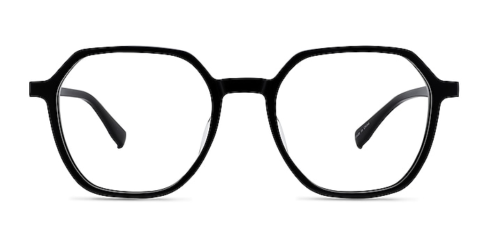 Oscar Black Acetate Eyeglass Frames from EyeBuyDirect