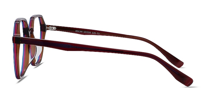 Oscar Brown   Pink Acétate Montures de lunettes de vue d'EyeBuyDirect
