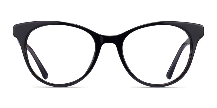 Cloris Black Tortoise Acetate Eyeglass Frames from EyeBuyDirect