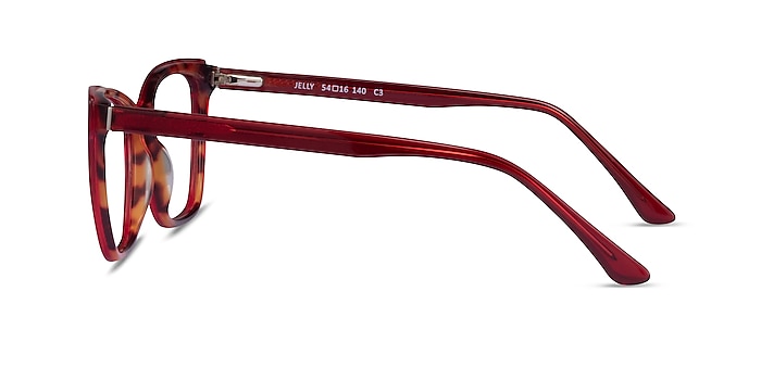 Jelly Red Tortoise Acetate Eyeglass Frames from EyeBuyDirect