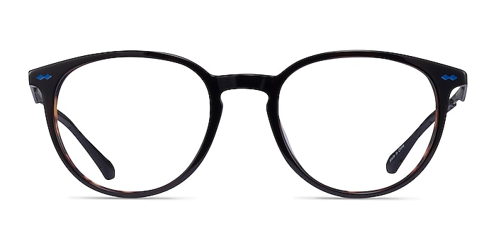 Sammy Tortoise Black  Acetate Eyeglass Frames from EyeBuyDirect