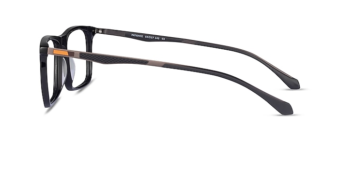 Patience Noir Acétate Montures de lunettes de vue d'EyeBuyDirect