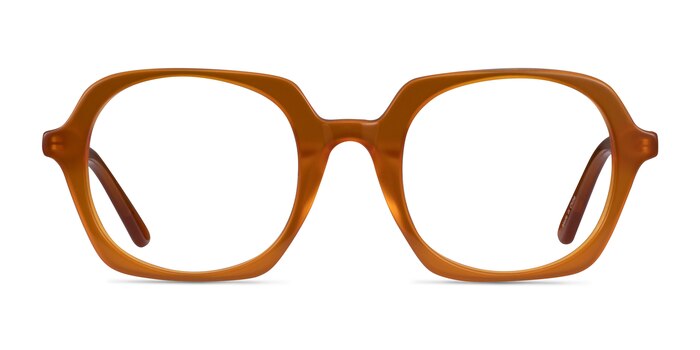 Faubourg Orange Acetate Eyeglass Frames from EyeBuyDirect