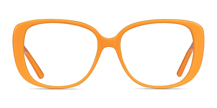 Mileva Orange Acétate Montures de lunettes de vue d'EyeBuyDirect