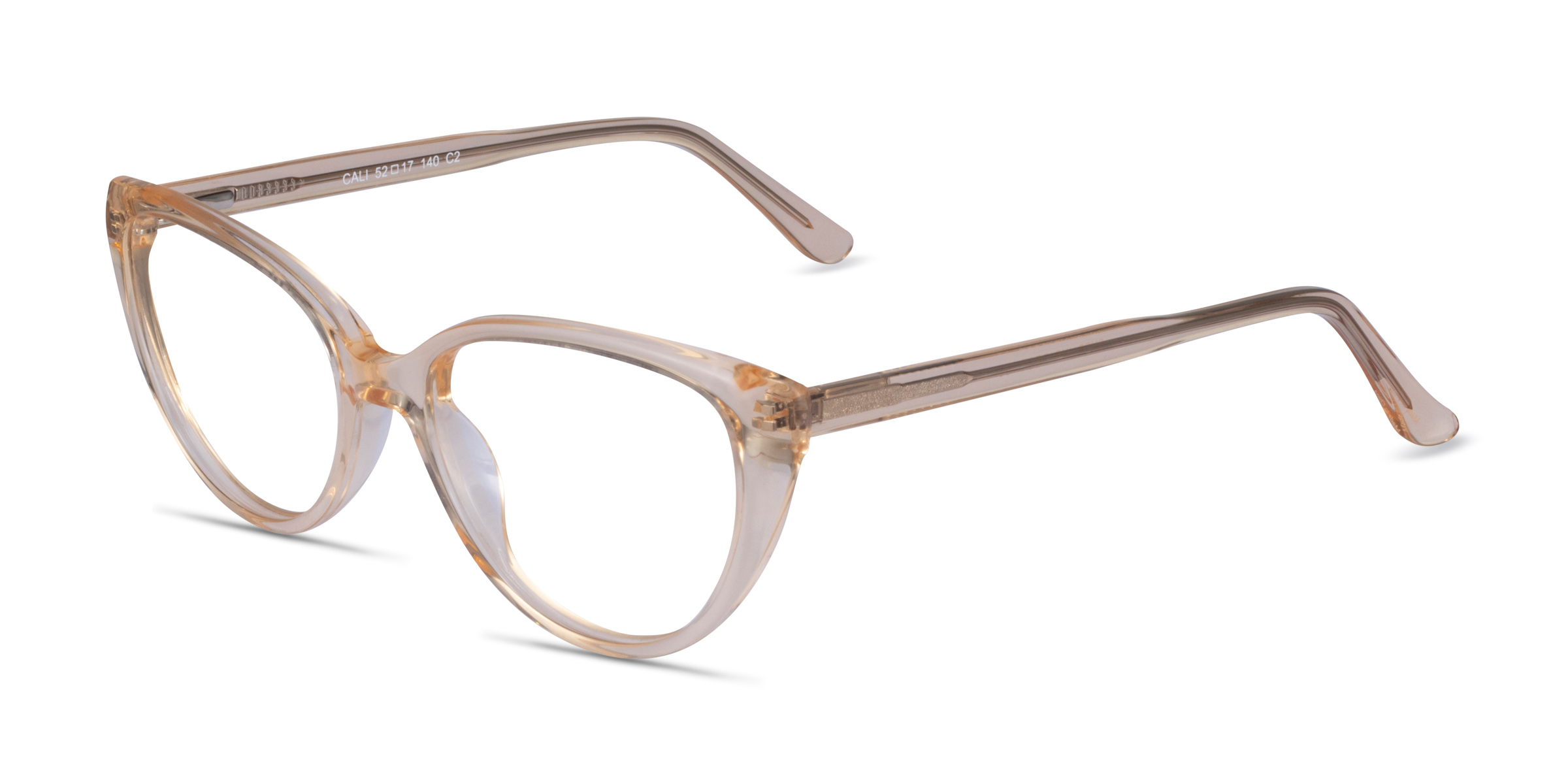 Cali Cat Eye Clear Yellow Glasses for Women | Eyebuydirect