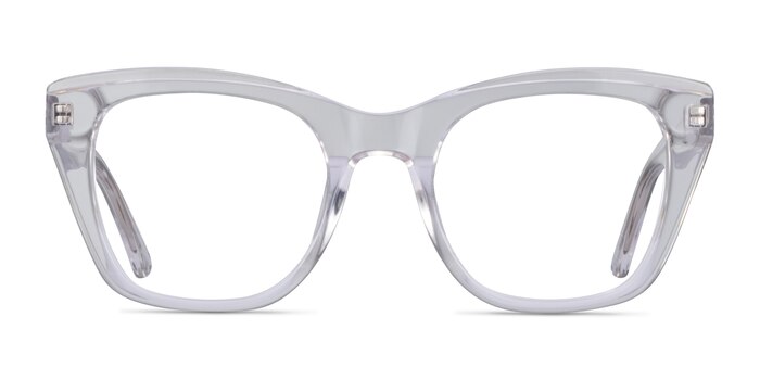 Cassie Clear Acetate Eyeglass Frames from EyeBuyDirect