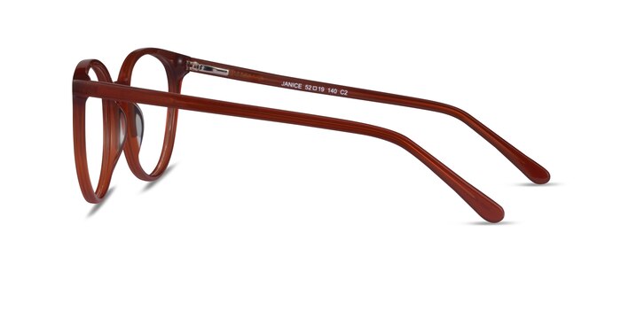 Janice Brun Acétate Montures de lunettes de vue d'EyeBuyDirect