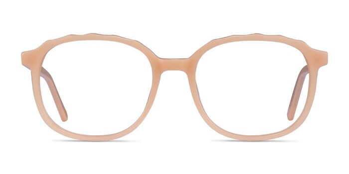 Maria Clear Nude Acétate Montures de lunettes de vue d'EyeBuyDirect