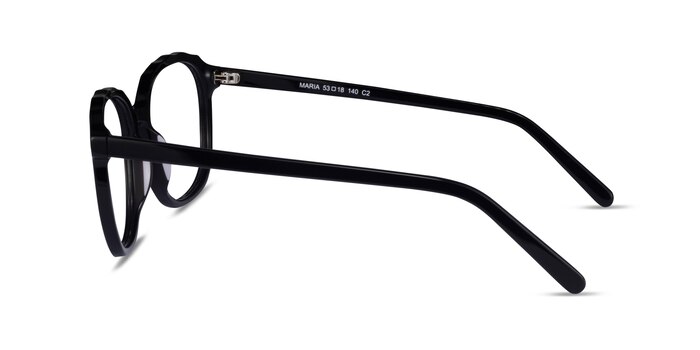 Maria Noir Acétate Montures de lunettes de vue d'EyeBuyDirect