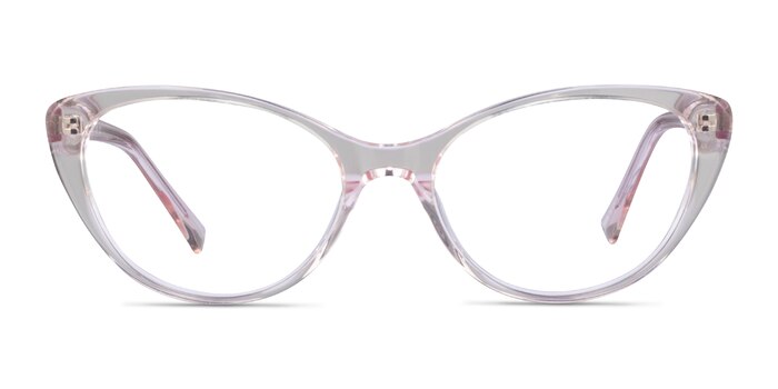 Twinkle Clear Pink Acétate Montures de lunettes de vue d'EyeBuyDirect