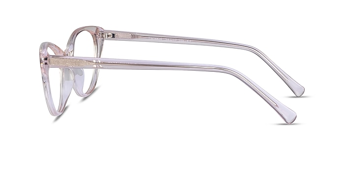 Twinkle Clear Pink Acetate Eyeglass Frames from EyeBuyDirect
