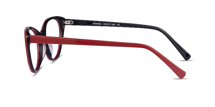 Twinkle Red Acetate Eyeglass Frames from EyeBuyDirect