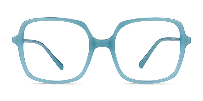Domingo Bleu Acétate Montures de lunettes de vue d'EyeBuyDirect