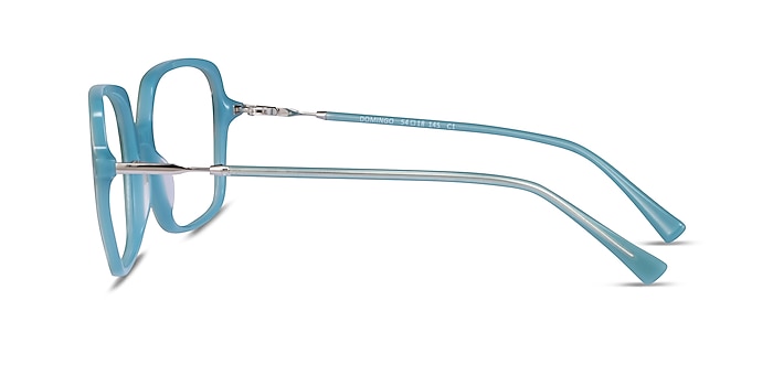 Domingo Bleu Acétate Montures de lunettes de vue d'EyeBuyDirect