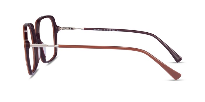 Domingo Brun Acétate Montures de lunettes de vue d'EyeBuyDirect