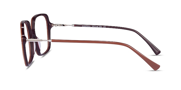 Domingo Marron Acétate Montures de lunettes de vue d'EyeBuyDirect