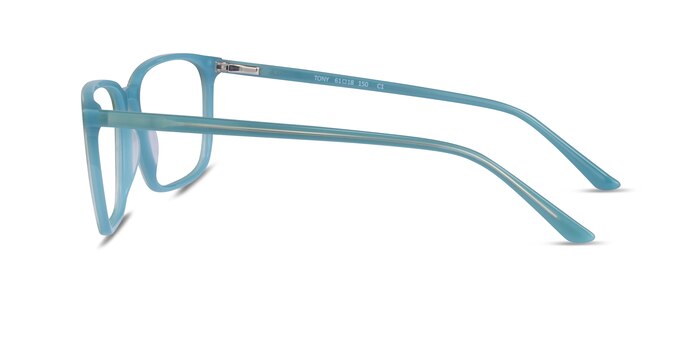Tony Blue Acetate Eyeglass Frames from EyeBuyDirect