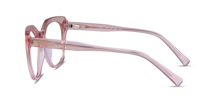Judy Clear Pink Acetate Eyeglass Frames from EyeBuyDirect