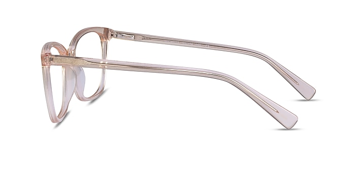 Michelle Clear Brown Acetate Eyeglass Frames from EyeBuyDirect