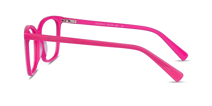 Michelle Pink Acetate Eyeglass Frames from EyeBuyDirect