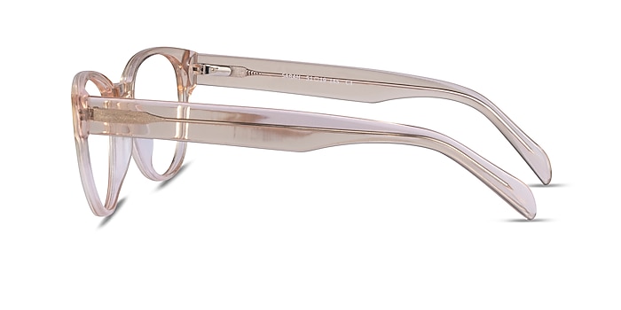 Sarah Clear Brown Acetate Eyeglass Frames from EyeBuyDirect