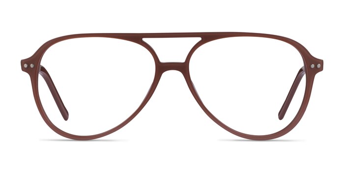 Rewind Brun Acétate Montures de lunettes de vue d'EyeBuyDirect