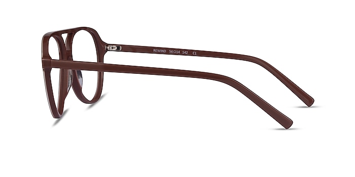 Rewind Brown Acetate Eyeglass Frames from EyeBuyDirect