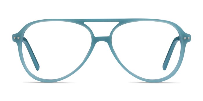 Rewind Bleu Acétate Montures de lunettes de vue d'EyeBuyDirect