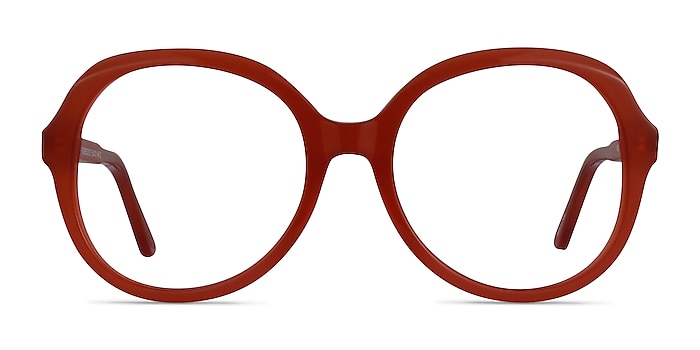 Florescence Burgundy Acetate Eyeglass Frames from EyeBuyDirect