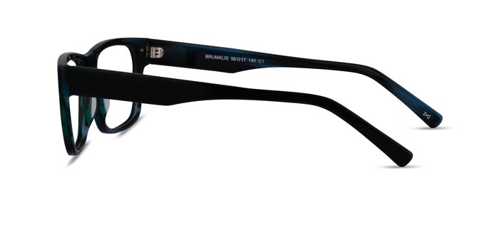 Brumalis Green Striped Eco-friendly Eyeglass Frames from EyeBuyDirect