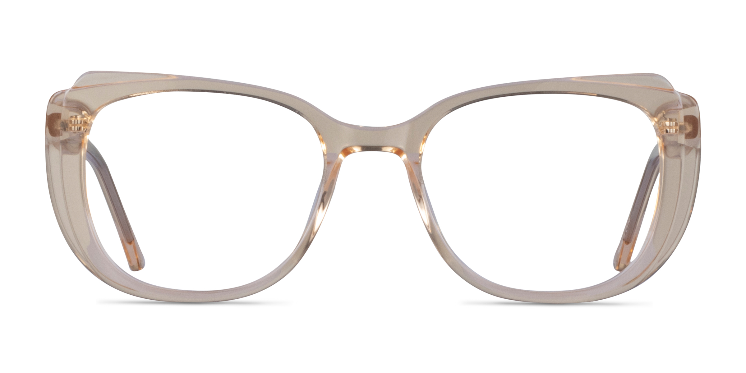 Magnolia Square Clear Yellow Glasses for Women | Eyebuydirect