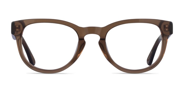 Cezanne Clear Brown Acétate Montures de lunettes de vue d'EyeBuyDirect
