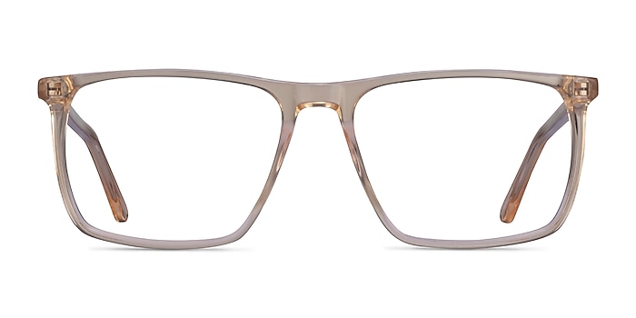 Fairmont Clear Yellow Acetate Eyeglass Frames from EyeBuyDirect