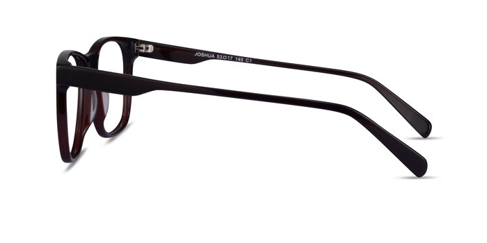 Joshua Dark Brown Acetate Eyeglass Frames from EyeBuyDirect