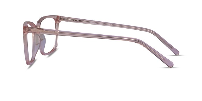 Panoply Clear Pink Acetate Eyeglass Frames from EyeBuyDirect