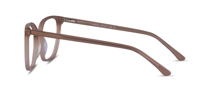 Carola Clear Brown Acétate Montures de lunettes de vue d'EyeBuyDirect
