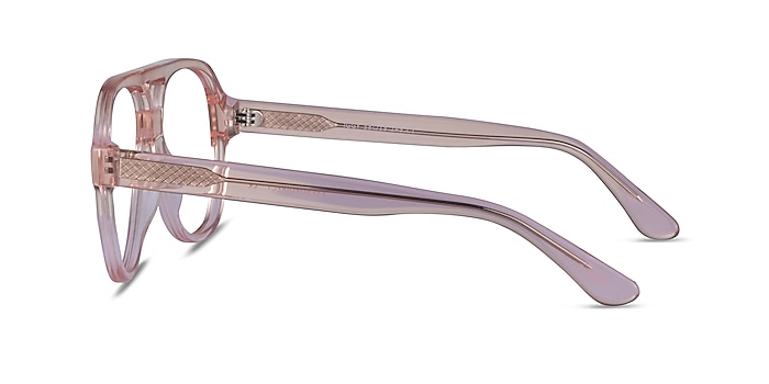 Iggy Clear Pink Acétate Montures de lunettes de vue d'EyeBuyDirect