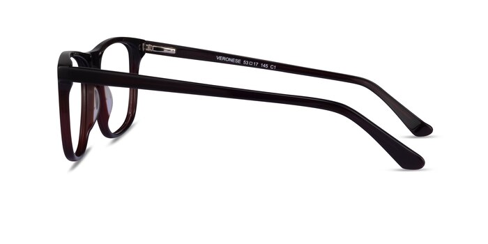 Veronese Marron foncé Acétate Montures de lunettes de vue d'EyeBuyDirect