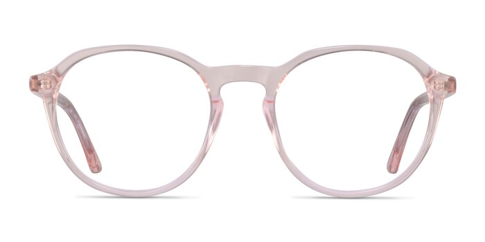 Halcyon Clear Pink Acétate Montures de lunettes de vue d'EyeBuyDirect