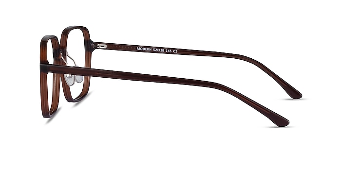 Modern Dark Brown Acetate Eyeglass Frames from EyeBuyDirect