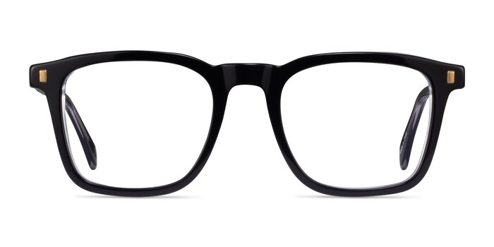 Murmur Noir Acétate Montures de lunettes de vue d'EyeBuyDirect