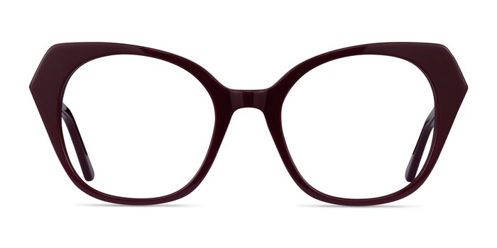Noma Burgundy Acetate Eyeglass Frames from EyeBuyDirect