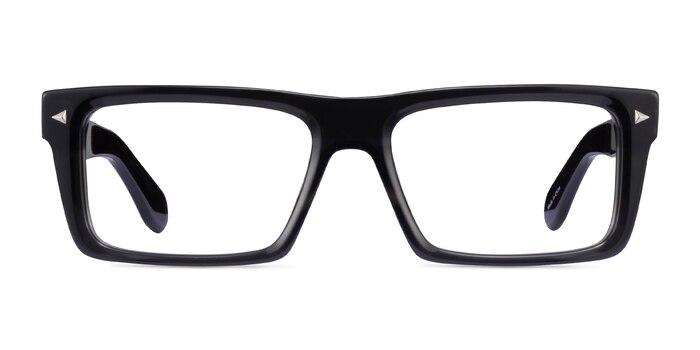 Sheldon Drak Gray Acétate Montures de lunettes de vue d'EyeBuyDirect