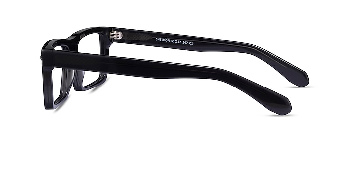 Sheldon Drak Gray Acetate Eyeglass Frames from EyeBuyDirect
